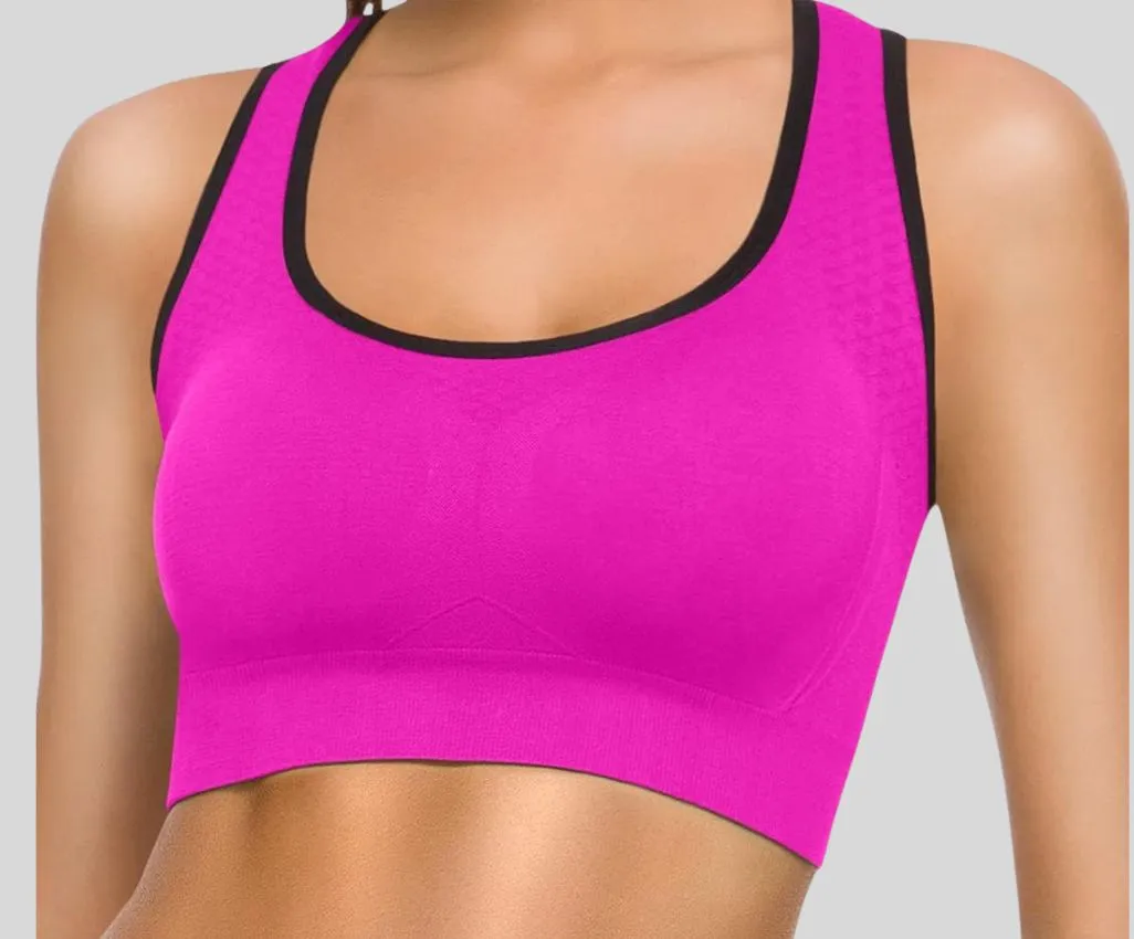 An image of Best women's running bra with phone pocket (TOBWIZU)