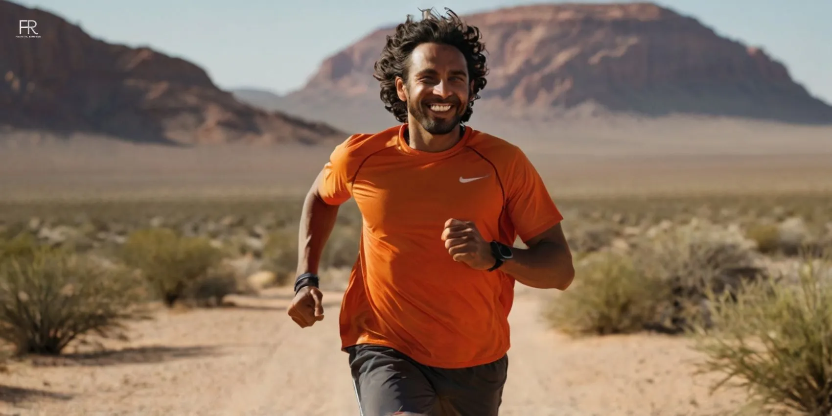 an image of a male runner running in the dessert while understanding why is running so hard for me