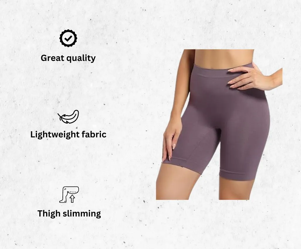 a product image of INNERSY Women's Slip Shorts for Under Dresses women's running underwear to prevent chafing alongside its main features